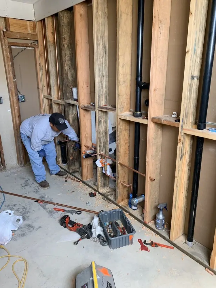 Commercial rough-in plumbing for Gas Line Repair in Del Monte Village